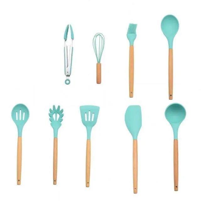 Silicon Kitchen Utensil Set (12PCS)
