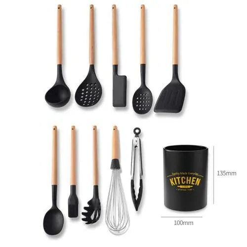 Silicon Kitchen Utensil Set (12PCS)