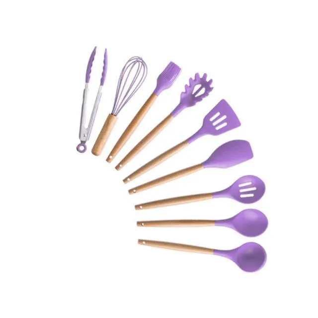 Silicon Kitchen Utensil Set (12PCS)