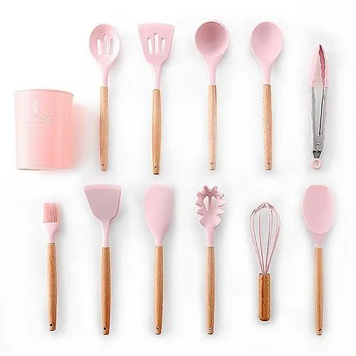 Silicon Kitchen Utensil Set (12PCS)