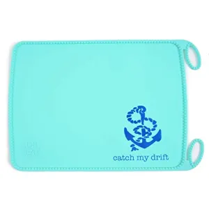 Silicone Roll Up Placemat - Turquoise