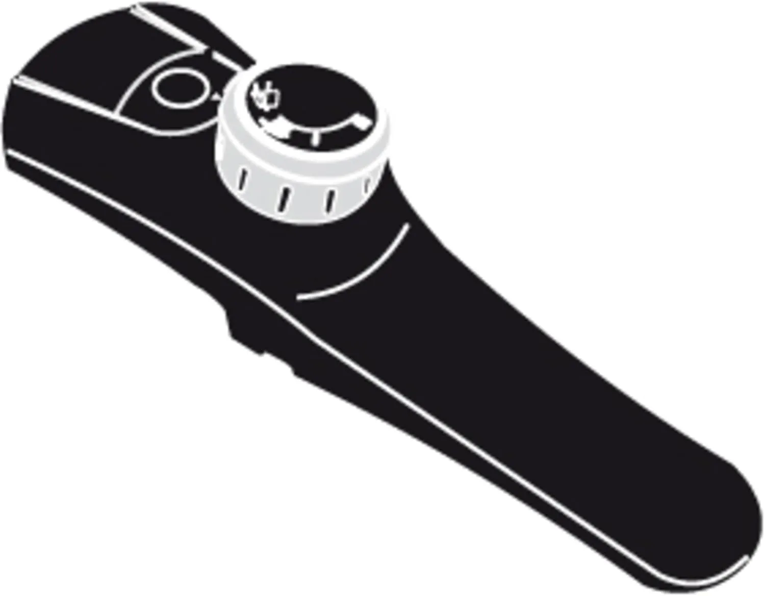 Silit Spare Part Lid Handle for Pressure Cooker Sicomatic® econtrol Ø 18 and 22 cm Plastic Black