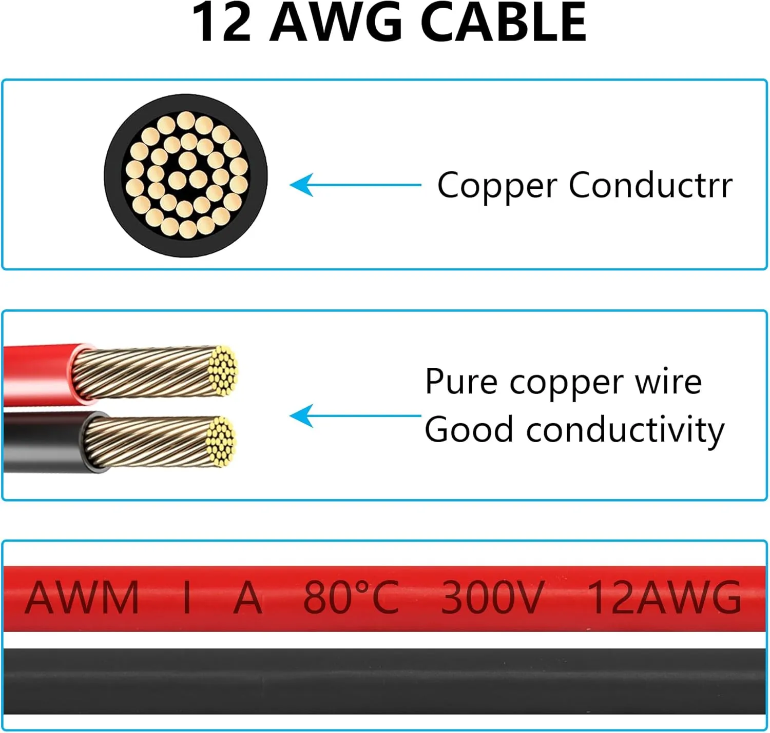 SinLoon XT60 to O Ring Terminal Cable 12AWG 59inch XT60H Male to O-Ring Connector Cord for RC Aircraft Toy Cars Lipo Battery FPV Racing Drone (1.5M/5Ft-M)