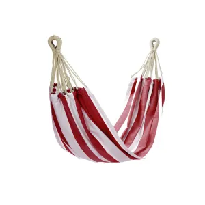 Size Cotton IDC Homewares Striped Single cm 205 x Red Modern All-in-one solution 150 Hammock