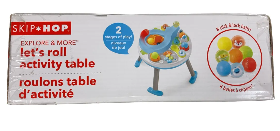 Skip Hop Explore & More Let's Roll Activity Table