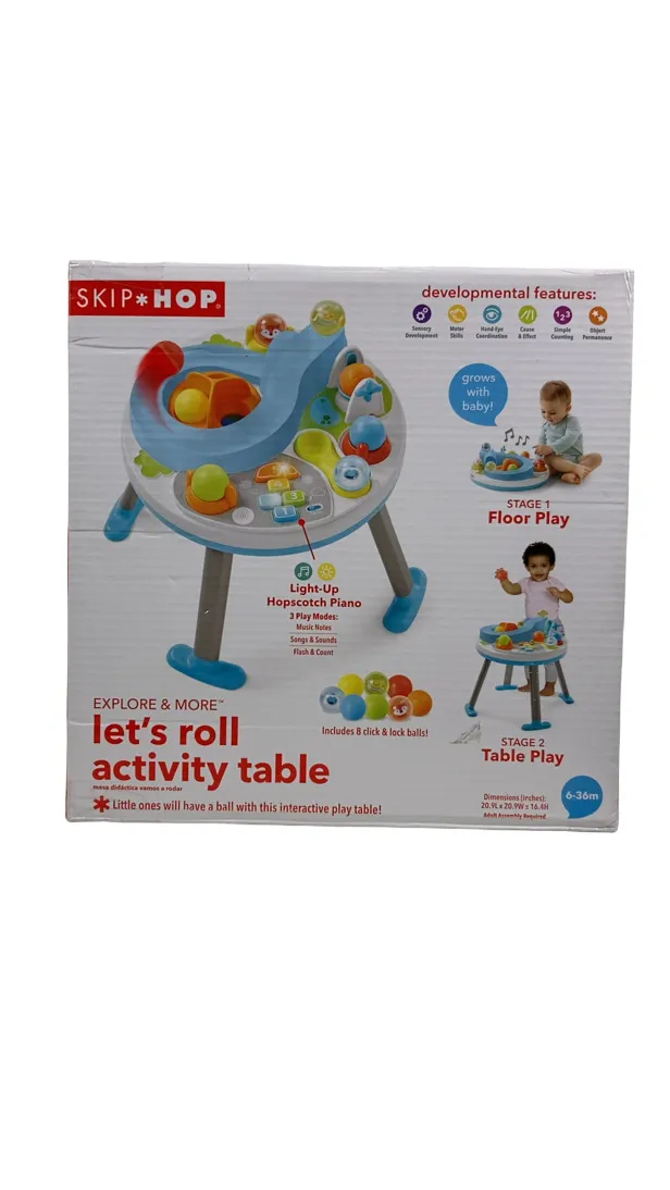 Skip Hop Explore & More Let's Roll Activity Table