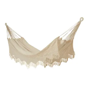 Slack Jack Crochet Hammock for 1 Person | Jhula for Adults & Kids, Swing for Home Decor, Balcony, Patio, Garden | Portable & Lightweight Hammocks