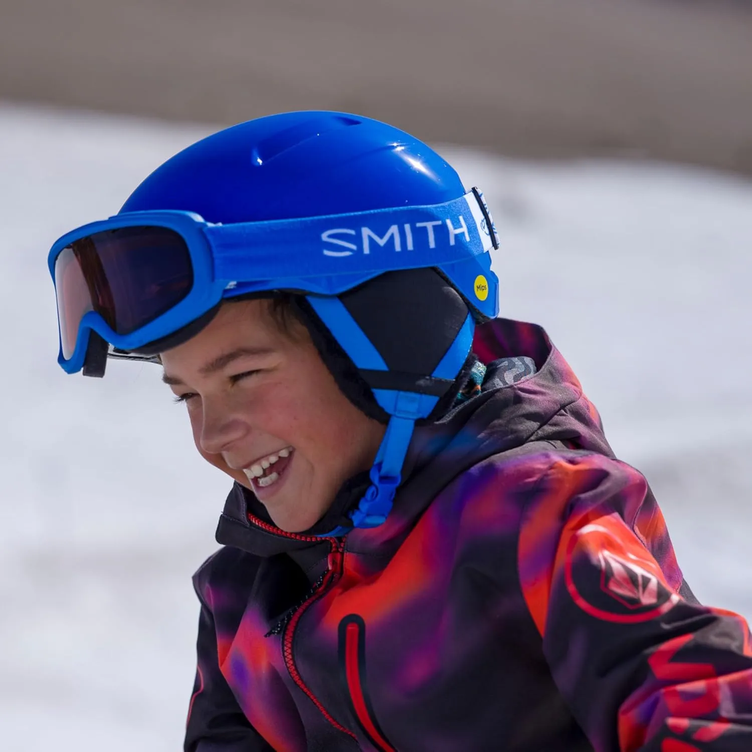Smith Glide Jr. Helmet – Youth Snowsports Helmet with MIPS Technology – Lightweight Protection for Kids for Skiing & Snowboarding