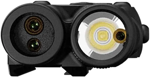 SMS Laser HFXC 4-in-1 Green Laser, IR Laser, IR Illuminator, 1000 Lumen White Light, Adjustable Power, Made of Anodized Aluminum, Suitable for Picatinny Rail Rifles, Laser Class IIIA, Less Than 5mW