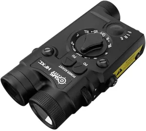 SMS Laser HFXC 4-in-1 Green Laser, IR Laser, IR Illuminator, 1000 Lumen White Light, Adjustable Power, Made of Anodized Aluminum, Suitable for Picatinny Rail Rifles, Laser Class IIIA, Less Than 5mW