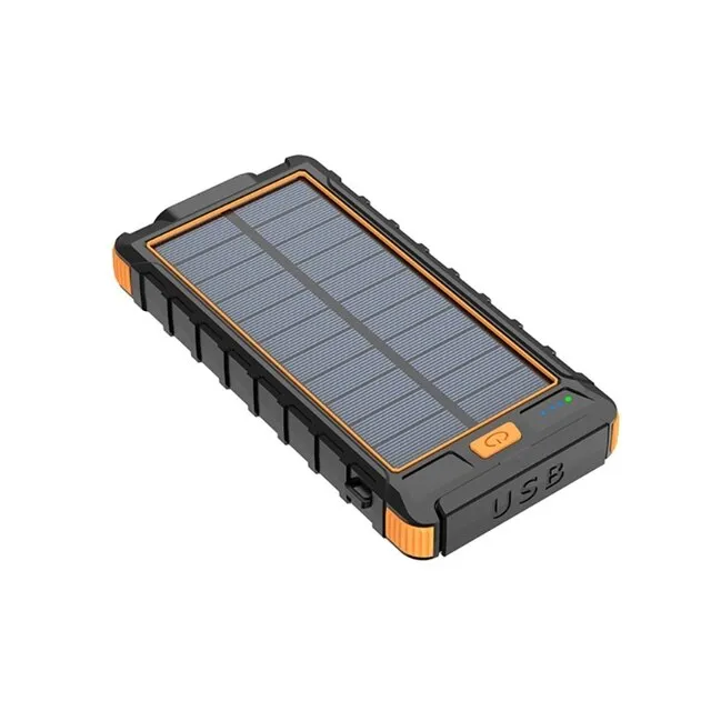 Solar Charger, 20000mAh Portable Outdoor Waterproof Solar Power Bank