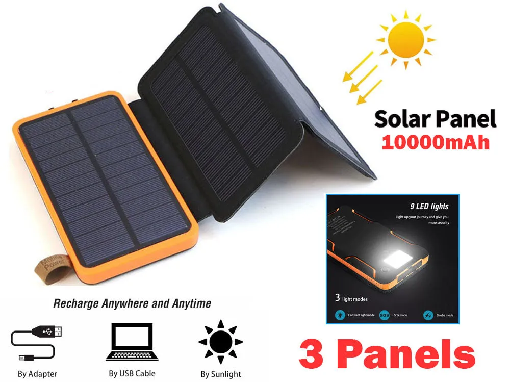 Solar Power Bank 10000mAh