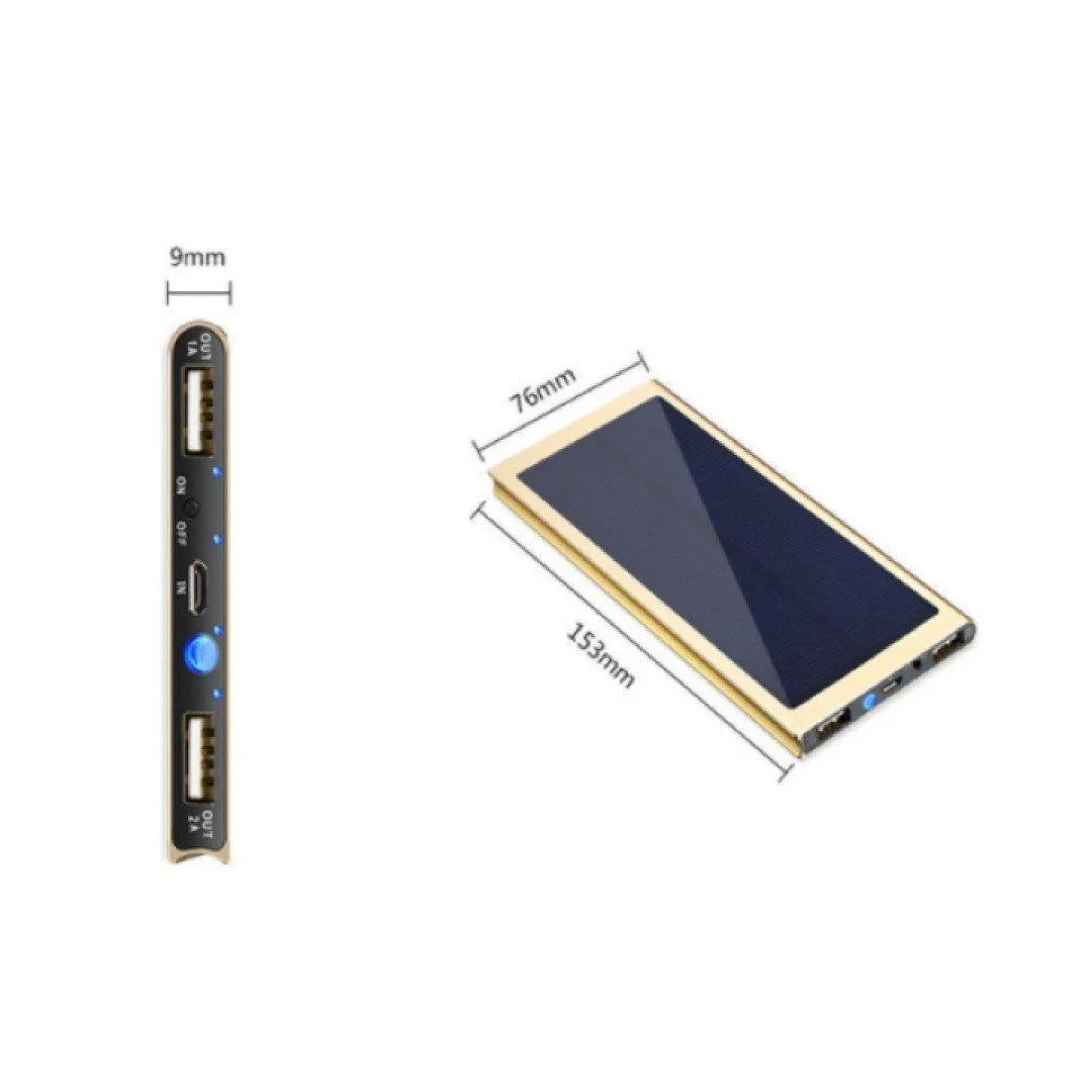 Solar Power Bank (8000mAh)