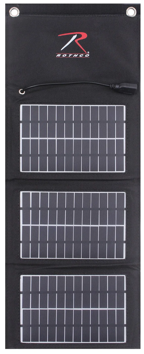 Solar Power: MOLLE Solar Panel With Power Bank