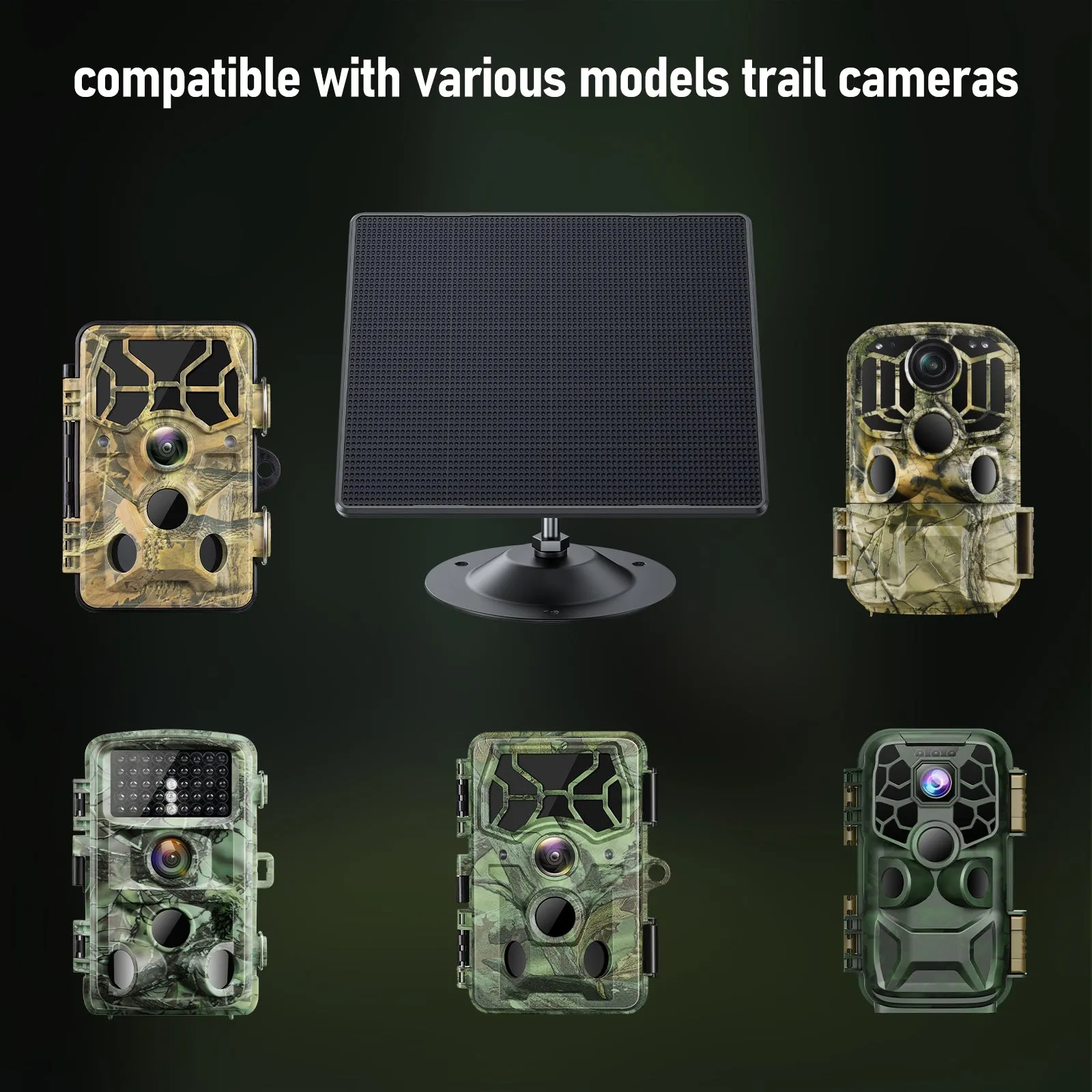 Solar Power Panel BC643 For Campark Trail Camera