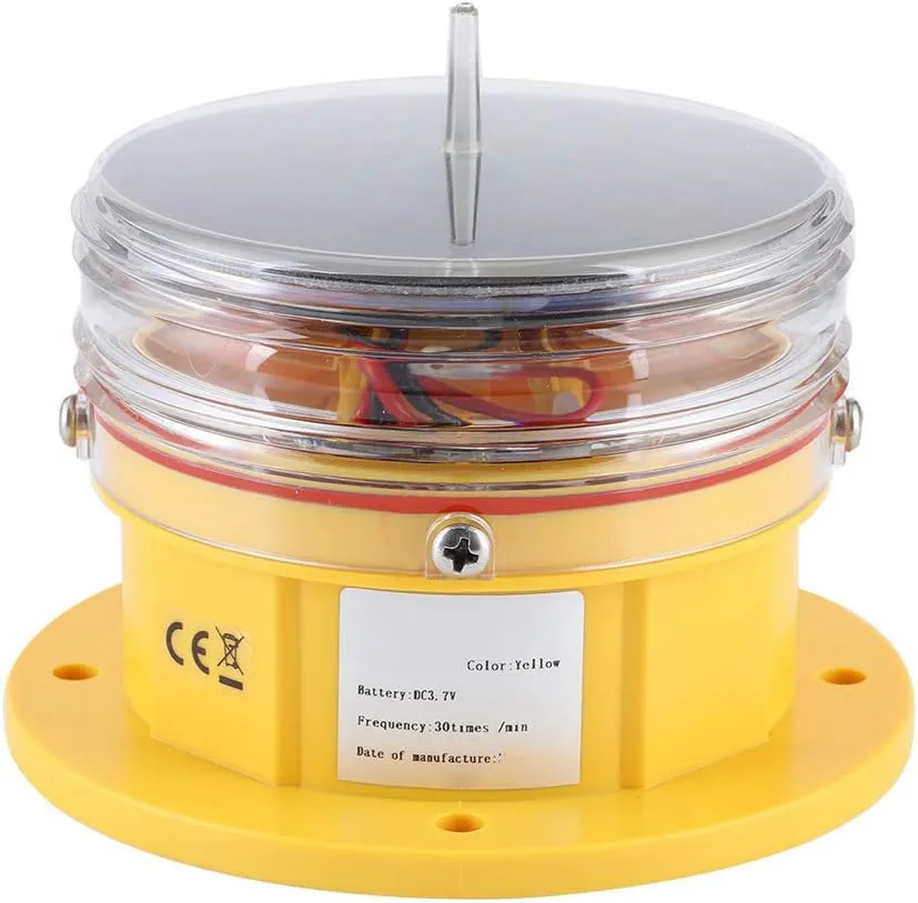Solar Power Sidelight IP68 watertight LED Ship Marine Dock Barge Safety Beacon Flashing Light 360¡ã Lighting Sidelight Beacon Light Boat Flashing light , Solar Beacon Light , Solar Beacon Light , Sol