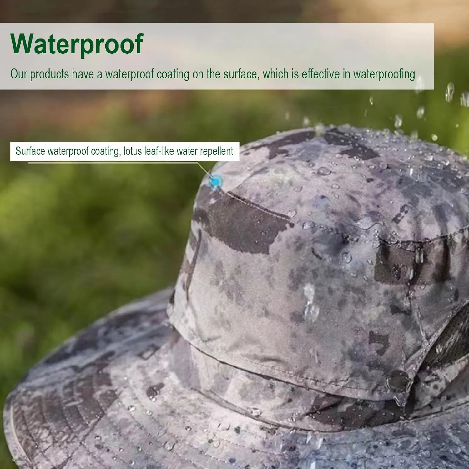 Solar Powered FanHat, for Men Women Outdoor Fishing Hat with 2 Solar Fan Breathable Wide Brim Bucket Hats