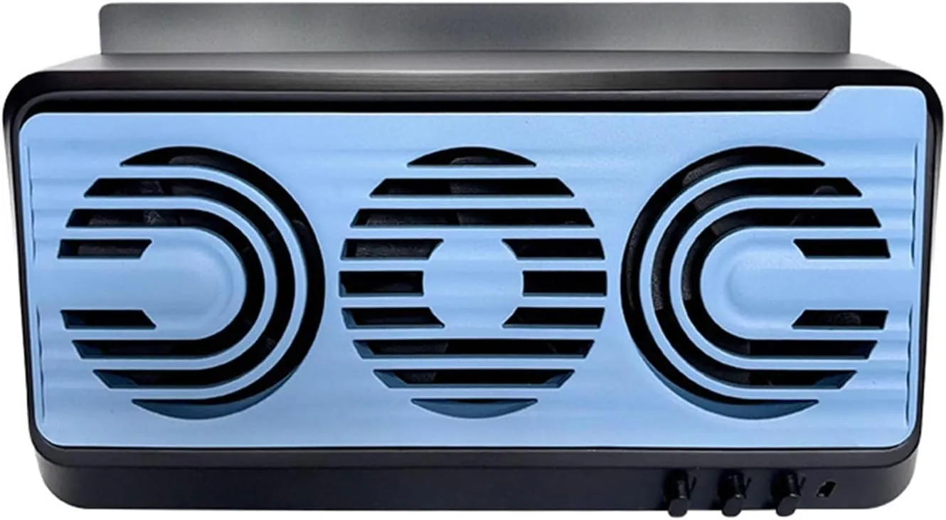 Solar Powered Fan,USB Powered Small Fan Car Mounted Solar Fan,Heat Dissipation and Deodorization Mini Exhaust Fan,Promote Air Circulation,Portable Travel Fan for Driver (Black)