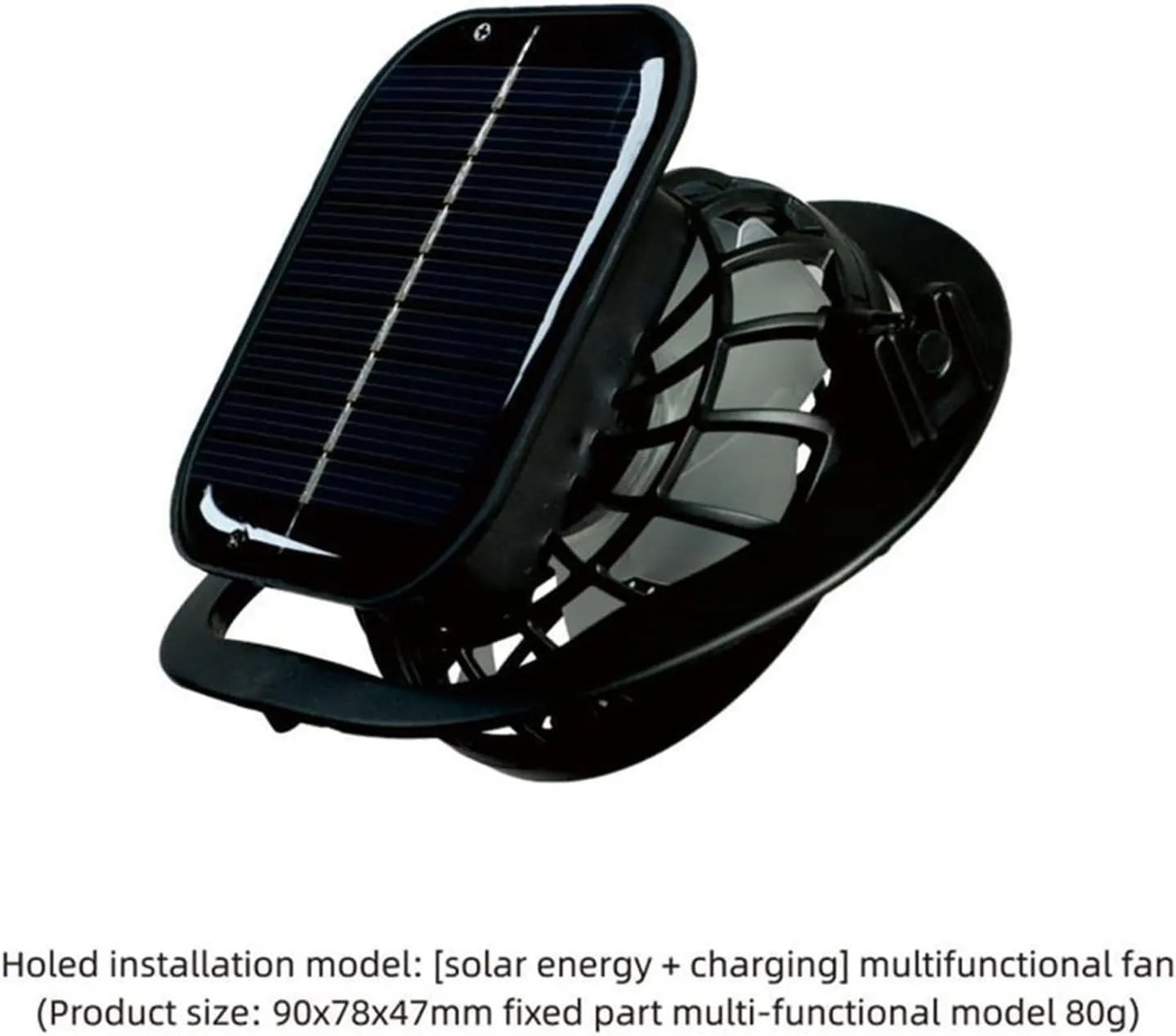 Solarbrim Hat, Colitt Fishing Hat, Wide Brim Solar Fan Outdoor Fishing Hat-Solar & USB Charging, Sun Hat with Solar Powered Fans-D