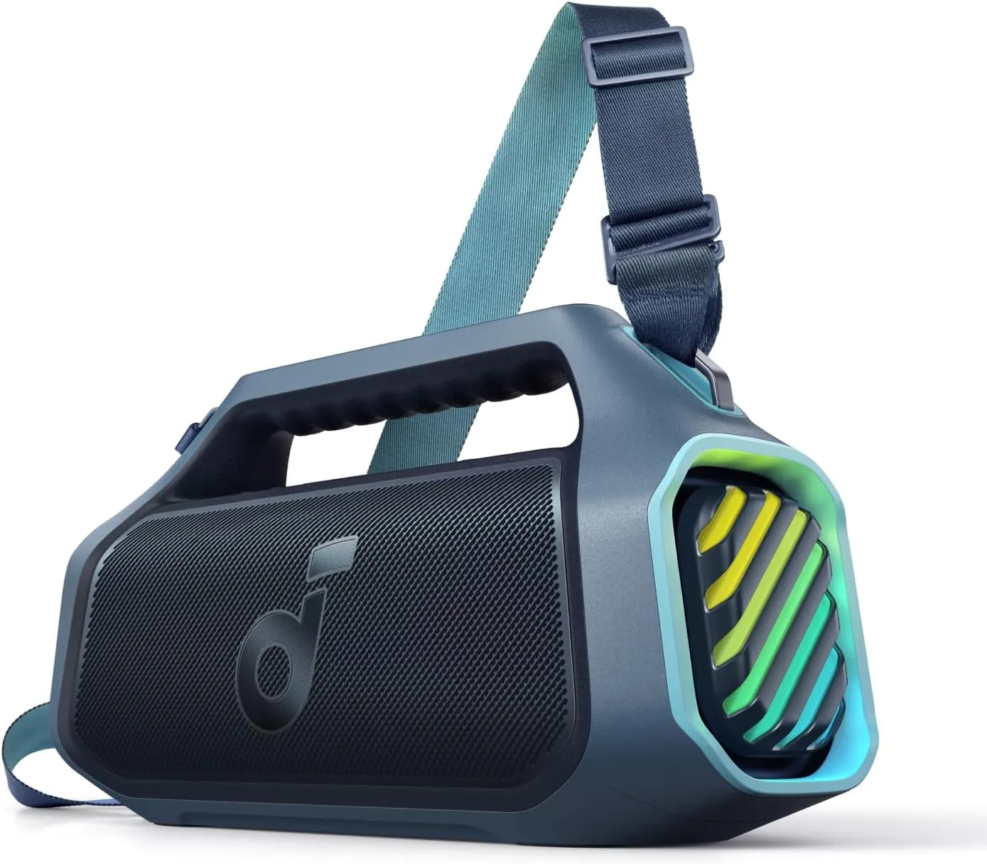 soundcore Boom 2 Plus By Anker, Outdoor Speaker, 140W, 2 2 Channel, BassUp 2.0, 20H Playtime, Fast Charge, IPX7 Waterproof, RGB Lights, Power Bank, Bluetooth 5.3, Portable for Outdoors, Camping, Beach
