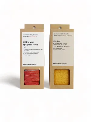 Spaghetti Scrub and Anodized Aluminum Set, 4 pcs