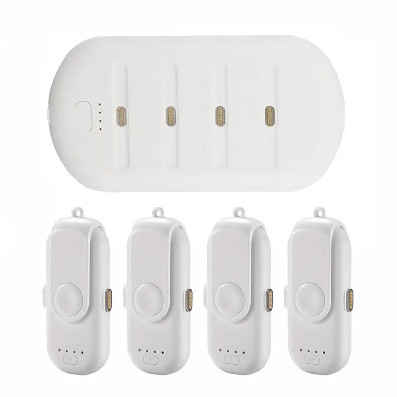 Special Portable Power Bank Charging Station With 4 Charging Packs For Any Smartphone