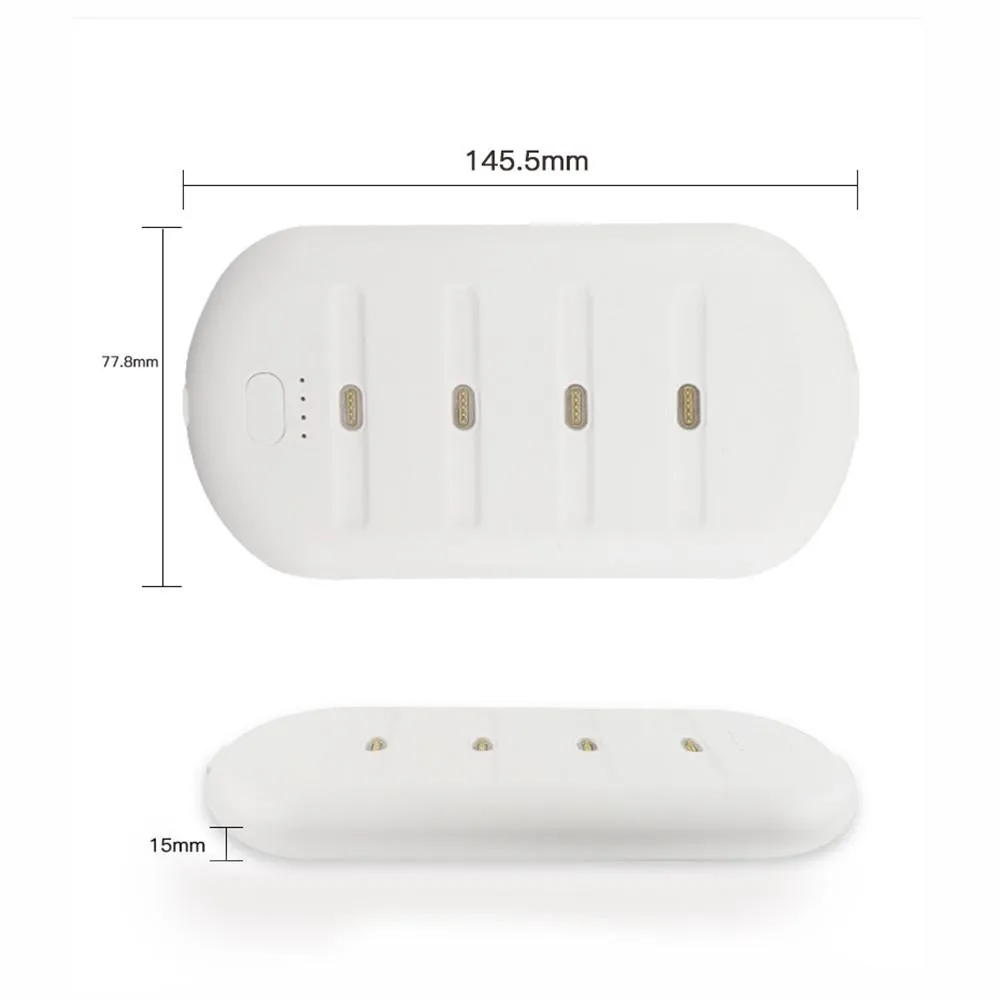 Special Portable Power Bank Charging Station With 4 Charging Packs For Any Smartphone