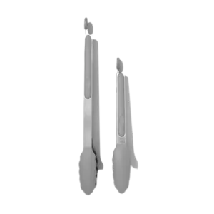 Stainless Kitchen Tongs - 2ct