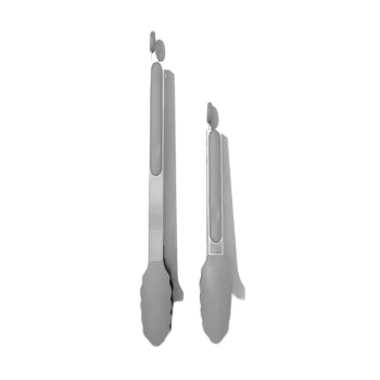 Stainless Kitchen Tongs - 2ct