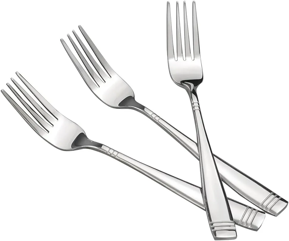 Stainless Steel Forks Set of 12, Kitchen Forks for Eating