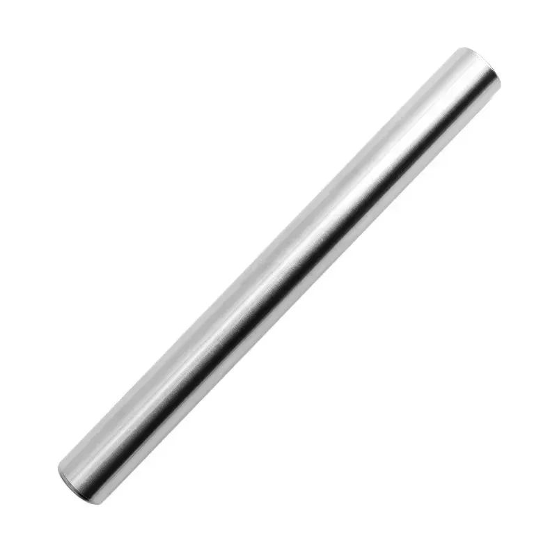 Stainless Steel Rolling Pin Baking Bread Pastry Roller Non-stick Baking Tool Cooking Pizza Cookie Cannoli Tubes Kitchen Utensils