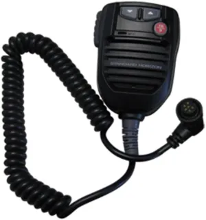 Standard Horizon Replacement VHF MIC f/GX5500S & GX5500SM - Black