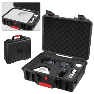 Starlink Mini Case Waterproof Hard Case with Foam Customized Precision Cut Size for Power Bank Starlink Mini Carrying Bag Travel Accessories for Star link Mi ni Satellite Dish Kit Protective Box