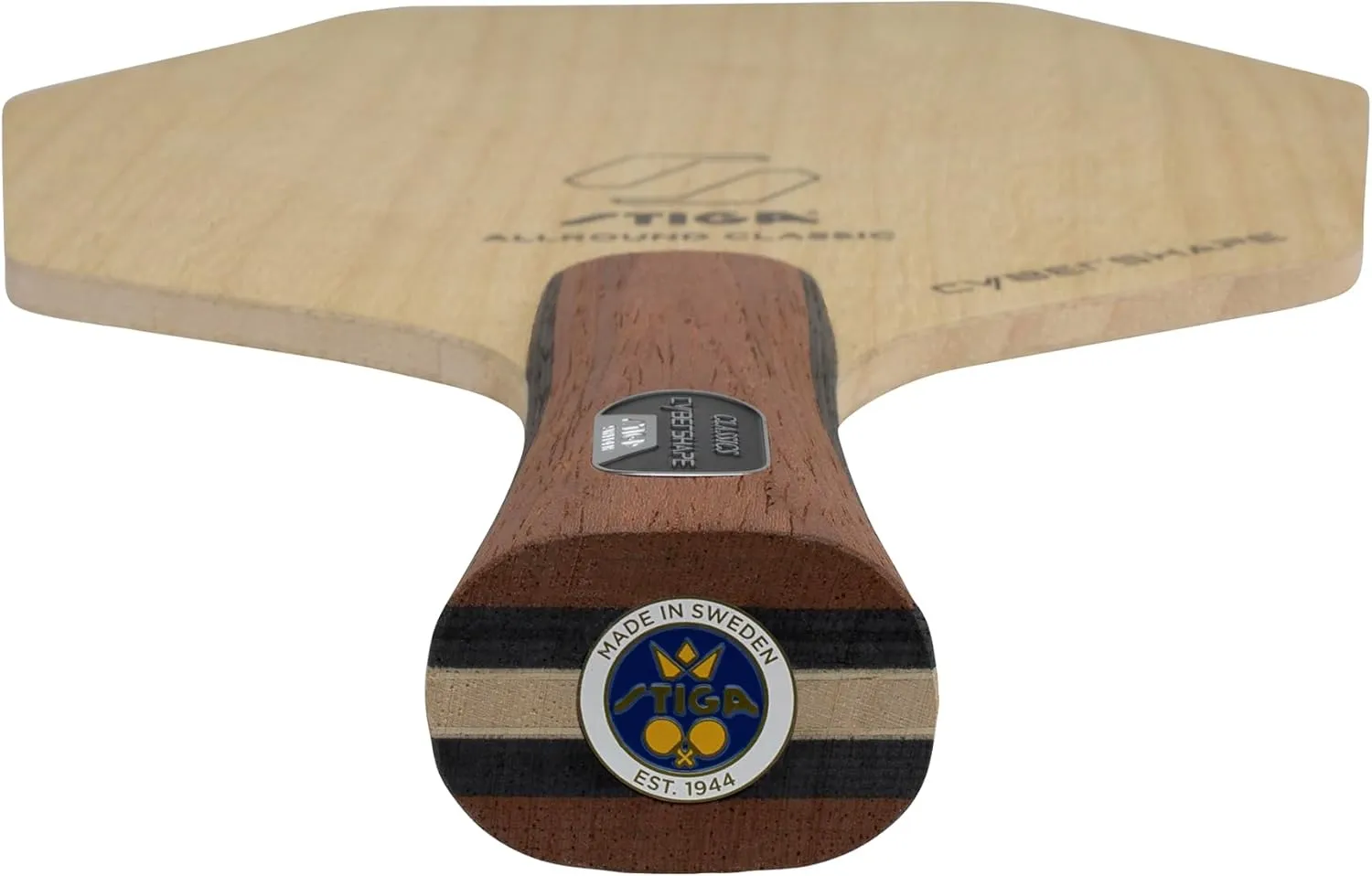 STIGA Cybershape Allround Classic Table Tennis Blade, Wood Blade for Beginner & Experienced Players