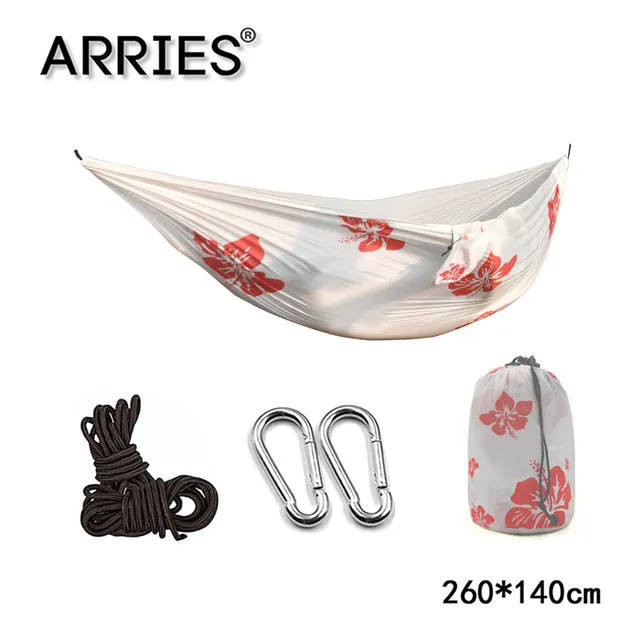 Sturdy Furniture Bulk discount Bed Double Sleeping Hammock Outdoor Portable Camping 300*200cm Hamaca Travel Parachute Garden Hanging Survival Leisure