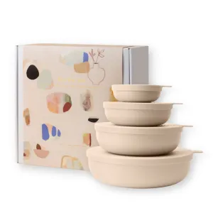 STYLEWARE NESTING BOWL 4 PCE BISCOTTI