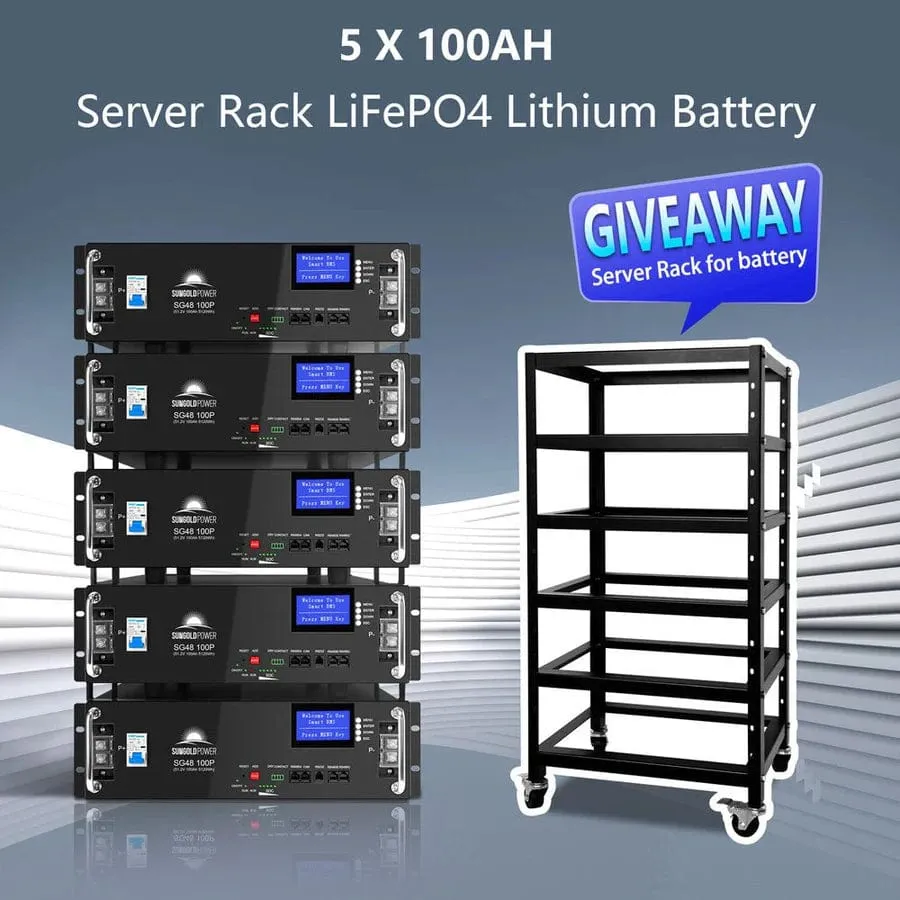 SunGoldPower SGR-10K25S | 10KW Off Grid Solar Kit | 48VDC | 120V/240V