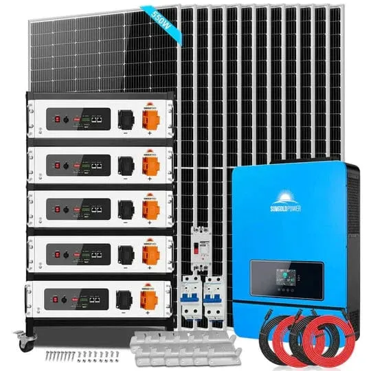SunGoldPower SGR-10K25S | 10KW Off Grid Solar Kit | 48VDC | 120V/240V