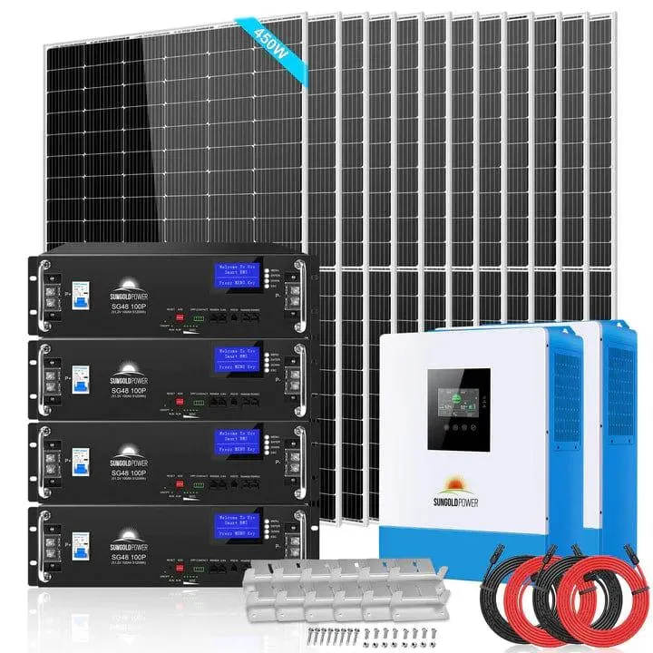 SunGoldPower SGR-10K2M | 10000W Off Grid Solar Kit |48VDC | 120V/240V