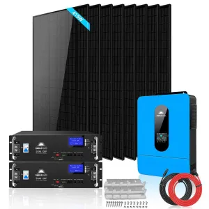 SunGoldPower SGR-6510E | 6500W Off-Grid Solar Kit | 48VDC | 120/240VAC