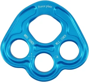 Swing Set Swing Ring, Hammock Hole, Aluminum, 4 Hole Hammock, Training Hike, Rigging Board Breakout Board Swing Seat (Color : Blue)