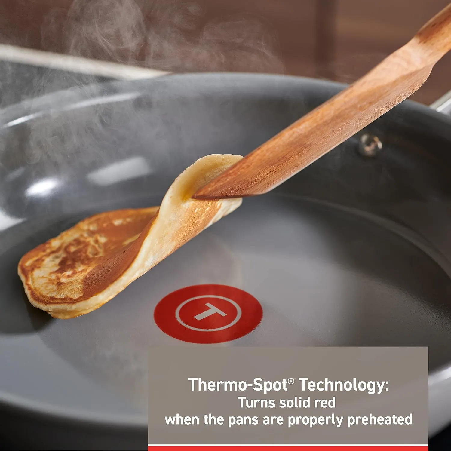 T-fal Ceramic Excellence Reserve Ceramic Nonstick Cookware Set 10 Piece Induction Oven Broiler Safe 500F Pots and Pans Grey