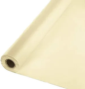 Table-Mate 40" X 100 Ft Plastic Heavy Duty Banquet Roll Ivory