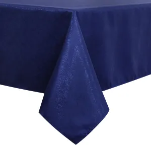 Tablecloth Royal Blue Jacquard Rectangle Table Cloth 54 X 84 Inch, Water Resistant and Wrinkle Free Table Cover for Outdoor,Indoor,Party,Wedding,Dining Room