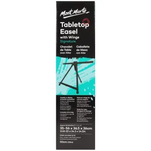 Tabletop Easel Signature with Wings