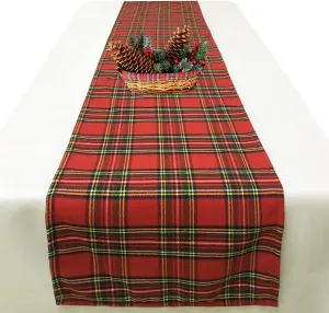Tartan Plaid Table Runner for Home Kitchen Dinner Party Holiday Christmas Table Decorations - Scottish Christmas Table Runners 72 Inch