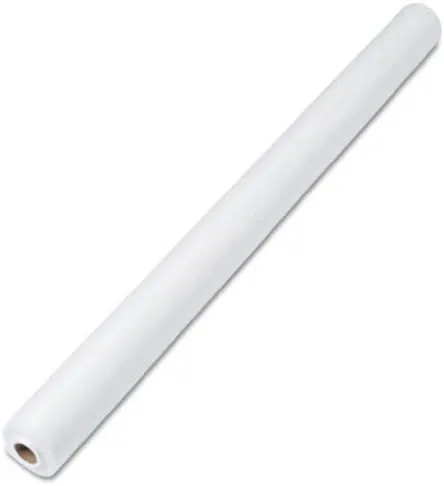 TBLLS4050WH - Tablemate Linen-Soft Non-Woven Polyester Banquet Roll by Tablemate