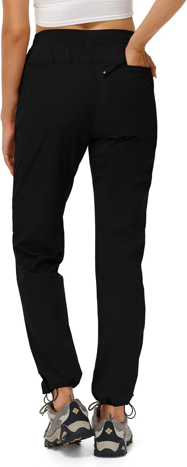 TBMPOY Women's Hiking Pants Water Resistant Lightweight Quick Dry Cargo Travel Fishing Work Camping Pant with 4 Pockets