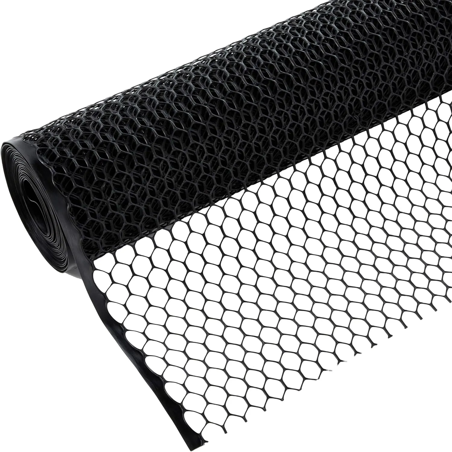 Tenax 72120546 Hex Poultry Fence, 3' x 25' Black