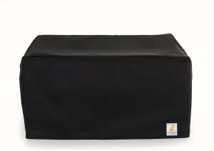 The, Black Nylon Cover Compatible with Emeril Lagasse Power Air Fryer 360 Model S∙AFO-001 Toaster Oven Standard Size, Double Stitched and Waterproof Cover by The